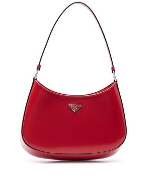 red patent leather Prada bag